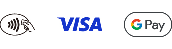 全球實體商店凡有提供支援NFC感應功能刷卡服務且貼有VISA及「Google Pay」的標誌，就可以使用Google Pay進行感應付款。