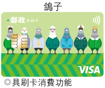 鴿子VISA卡具刷卡功能